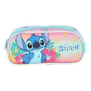 Estojo Escolar Stitch Volta as Aulas 40 Pens Original Resistente Estudo Exclusivo Infantil Disney Organizador