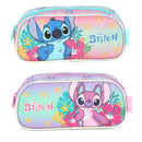 Estojo Escolar Stitch Volta as Aulas 40 Pens Original Resistente Estudo Exclusivo Infantil Disney Organizador