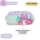 Estojo Escolar Stitch Volta as Aulas 40 Pens Original Resistente Estudo Exclusivo Infantil Disney Organizador