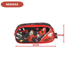 Kit Mochila De Costas e Estojo Simples Preto Enaldinho Youtuber UP4YOU Infantil Escolar Volta As Aulas