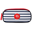Estojo Escolar Grande Duplo Feminino Up4you Volta Aulas Organizador Ponto Criativo