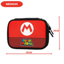 Estojo Box Super Mario Escolar 100 Pens Organizador 36 Elásticos Volta As Aulas Resistente Estudos