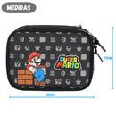 Estojo Box Escolar Super Mario Grande Juvenil Elástico 100 Pens Menino Nintendo Volta às Aulas Jogo