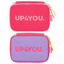 Estojo Box Escolar Up4You 100 Pens Juvenil Menina Espaçoso 36 Elásticos Moderno Organizador Grande Ponto Criativo