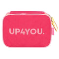 Estojo Box Escolar Up4You 100 Pens Juvenil Menina Espaçoso 36 Elásticos Moderno Organizador Grande Ponto Criativo