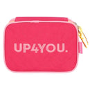 Estojo Box Escolar Up4You 100 Pens Juvenil Menina Espaçoso 36 Elásticos Moderno Organizador Grande Ponto Criativo