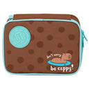 Kit Mochila De Costas e Estojo Box Verde Capivara Fofa UP4YOU Escolar Infantil Volta As Aulas Estudos Espaçosa