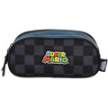 Estojo Triplo Super Mario Bros Infantil Escolar 60 Pens Nintendo Gamer Organizador Durável Estudos