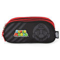 Estojo Triplo Super Mario Bros Infantil Escolar 60 Pens Nintendo Gamer Organizador Durável Estudos