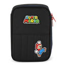 Estojo Box Super Mario Bros Azul Preto Escolar 100 Pens Organizador 36 Elásticos Volta As Aulas