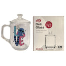 Caneca de Vidro 380ML Com Tampa Stitch Angel e Love Presente Leite Chá Café Disney Ponto Criativo
