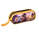 Estojo Duplo Free Fire Gamer Infantil Menino Garena Mobile Games BattleRoyale Escolar Oficial - Clio Megalomania