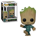 Boneco Funko Pop IAM GROOT GROOT IN ONESIE DANCING 1192 Brinquedo Coleção Groot Guardiões da Galáxia Presente Criança Megalomania
