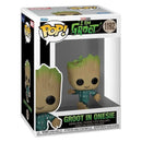 Boneco Funko Pop IAM GROOT GROOT IN ONESIE DANCING 1192 Brinquedo Coleção Groot Guardiões da Galáxia Presente Criança Megalomania