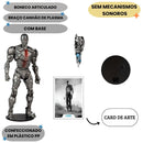 Boneco Cyborg Com Protetor Facial DC Comics Justice League Action Figure Colecionável Geek