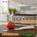 Faca de Tomate Aço Inox Resistente Legumes Frutas Culinária Profissional Cozinha Corte Preciso Elite