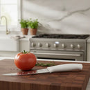 Faca de Tomate Aço Inox Resistente Legumes Frutas Culinária Profissional Cozinha Corte Preciso Elite