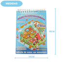 Caderno Coleção De Cenas Em Miniaturas 3D 8 Cenários C/ Pinça Adesivos Criativos Atividade Monte e Cole