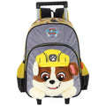 Mochila de Rodinha Patrulha Canina Skye Rubble Volta as Aulas Infantil Carrinho Criança Escolar Ponto Criativo