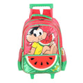 Mochila de Rodinha Infantil Turma da Mônica Magali Carrinho Volta as Aulas Menina Criança Escolar IC41346MN Ponto Criativo
