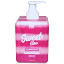 Sweet Glow Gel Aromatizante Hidratante Beijavél Virilha e Corpo Aroma Chiclete 320ml Megalomania