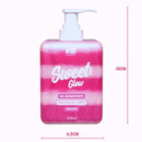 Sweet Glow Gel Aromatizante Hidratante Beijavél Virilha e Corpo Aroma Chiclete 320ml Megalomania