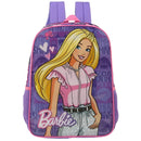 Mochila de Costas Barbie Volta as Aulas Menina Escolar Matell Passeio Rosa Roxa Ponto Criativo