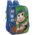 Mochila De Costas Turma da Mônica Cebolinha Infantil Escolar  Volta as Aulas Passeio Viagem Criança Menino Menina Ponto Criativo