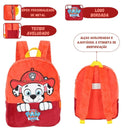Mochila de Costas Patrulha Canina Veludo Infantil Volta as Aulas Passeio Chase Marshall Criança Ponto Criativo