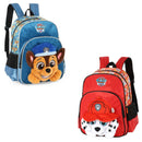 Mochila de Costas Patrulha Canina 3D Volta Aulas Passeio Infantil Peluciada Menino Escolar