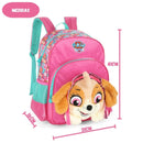 Mochila de Costas Juvenil Desenho Patrulha Canina Skye e Rubble Unissex Escolar Passeio Ponto Criativo