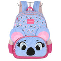 Mochila Costas Coala Coruja Meninas Escolar Fofo Pelúcia Violeta Verde Infantil Juvenil Grande Ponto Criativo