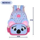 Mochila Costas Coala Coruja Meninas Escolar Fofo Pelúcia Violeta Verde Infantil Juvenil Grande Ponto Criativo