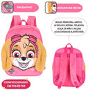 Mochila De Costas Patrulha Canina Skye 3D Plush Infantil Rosa Escolar Volta As Aulas Passeio Viagem Estudos
