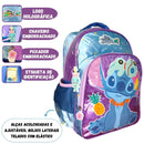 Mochila de Costas Escolar Menina Juvenil Stitch Disney Espaçosa Volta às Aulas Passeio Estudo