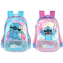 Mochila De Costas Stitch Disney Escolar Holográfica Infantil Menina Volta As Aulas Viagem Passeio