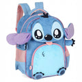 Mochila De Costas Stitch Angel Disney Plush 3D Infantil Escolar Volta As Aulas Passeio Viagem Estudos