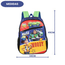 Mochila De Costas Toy Story Disney Escolar Infantil Woody Buzz Volta As Aulas Resistente Passeio Viagem