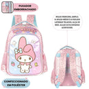 Mochila De Costas Amigos Hello Kitty Infantil Escolar Menina Volta As Aulas Resistente Passeio