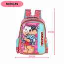 Mochila De Costas Turma Da Mônica Holográfica Magali Mônica Escolar Infantil Menina Volta As Aulas