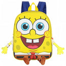 Mochila De Costas Bob Esponja 3D Nickelodeon Infantil Escolar Volta As Aulas Passeio Viagem Estudos