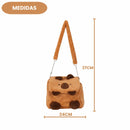 Mochila Tira Colo UP4YOU Capivara 3D Plush Juvenil Resistente Viagem Passeio Alça Ajustável Durável