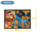 Jogo Americano Mesa One Piece Monkey Luffy Geek Colorido Cozinha 4 peças ke home Megalomania