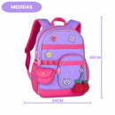 Mochila De Costas Juju Teófilo Juvenil Escolar Feminino Volta As Aulas Resistente Estilosa Viagem