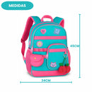 Mochila De Costas Juju Teófilo Juvenil Escolar Feminino Volta As Aulas Resistente Estilosa Viagem