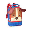 KIt Mochila De Costas Cachorro Vermelho Mala Bolsa Lancheira Térmica Duas Alças Lanchinho Infantil Escolar Mascuino Clio Megalomania