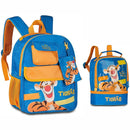 Kit Mochila De Costas e Lancheira Térmica Tigrão Disney Infantil Escolar Menino Volta As Aulas Clio
