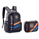 Kit Mochila de Costas e Estojo Box 100 Pens Dragon Ball DZ Volta As Aulas Estudo Passeio Juvenil