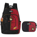 Kit Mochila De Costas e Estojo Box Preto 100 Pens Harry Potter Quadribol Volta As Aulas Estudos Passeio Viagem