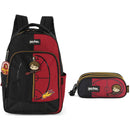 Kit Mochila De Costas e Estojo Duplo Harry Potter Quadribol Escolar Preto Volta As Aulas Passeio Estudos Viagem